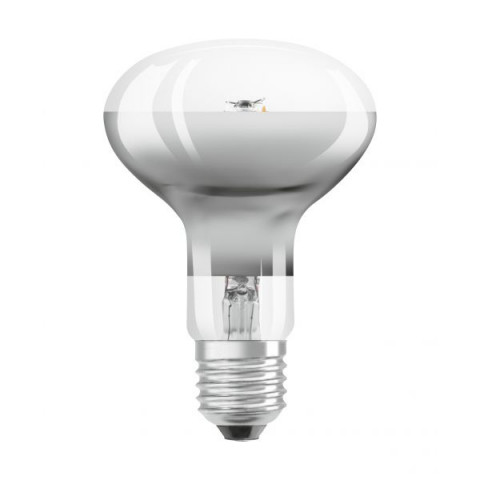Ampoule led e27 r80 verre clair dimmable 7 watt (eq. 60 watt) blanc chaud
