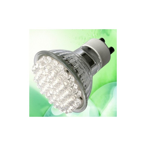 Spot led gu10 2 watt - couleur - blanc froid 6000°k