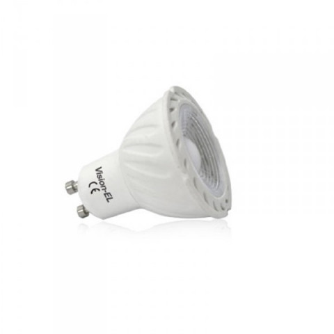 Spot led GU10 COB 5 watt (eq. 45 watt) - finition blanche - Couleur eclairage - Blanc neutre