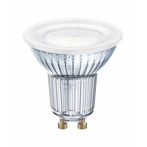 Spot led gu10 par16 120° verre variable 7,2 watt (eq. 80 watt) - couleur - blanc chaud 3000°k