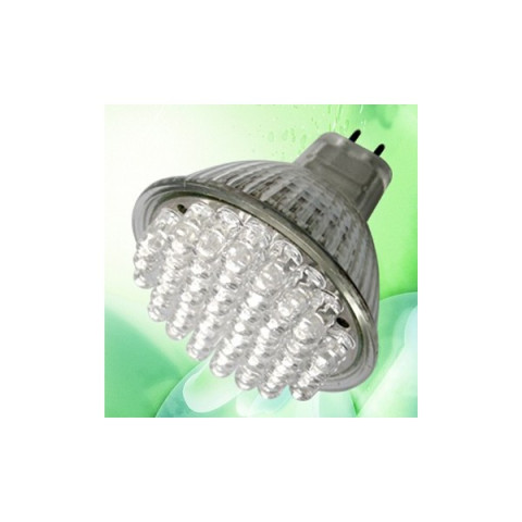 Spot led gu5.3 2 watt - couleur - blanc chaud 3000°k