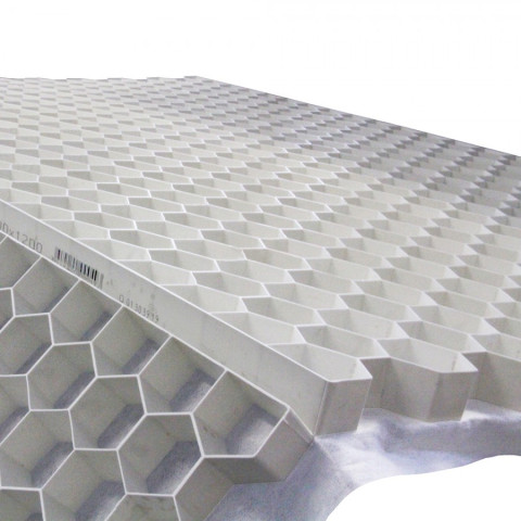 Stabilisateur de gravier Nidagravel - 1200 x 1600 x 30 mm - Blanc - NIDAPLAST