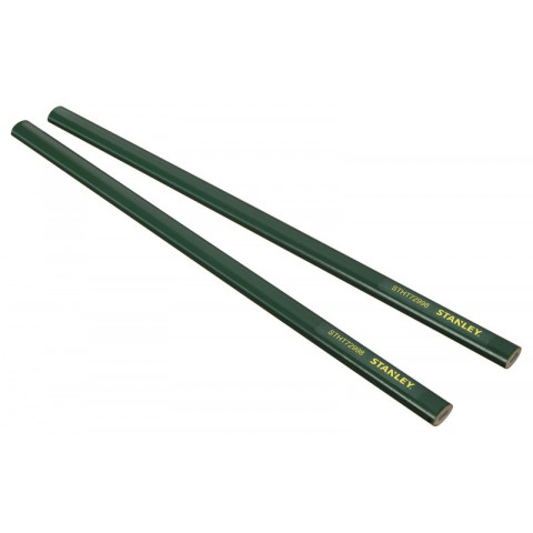 Crayon de maçon stanley corps vert - 30 cm - 2 pièces - stht0-72998