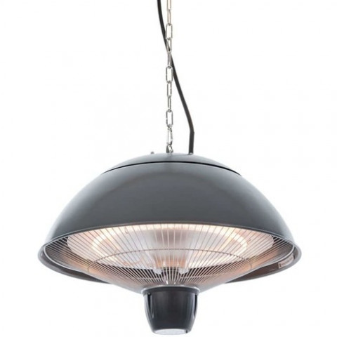 Sunred chauffage suspendu 1500 w halogène gris ce11g