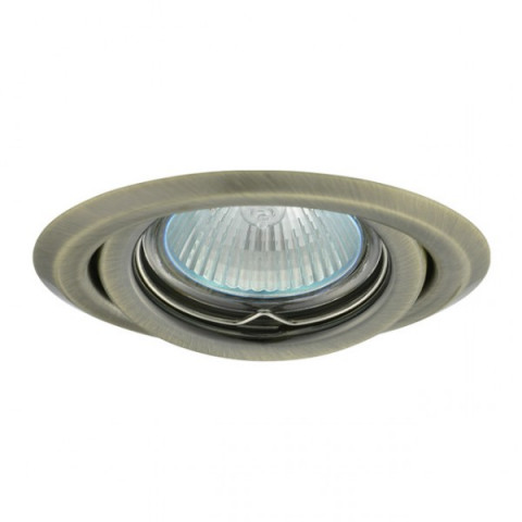 Support spot rond orientable 97 mm (6 couleurs au choix) - Finition - Laiton mat