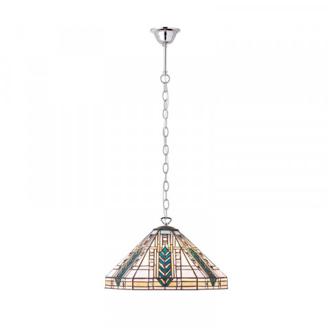 Suspension 1 ampoule lloyd, verre et chrome