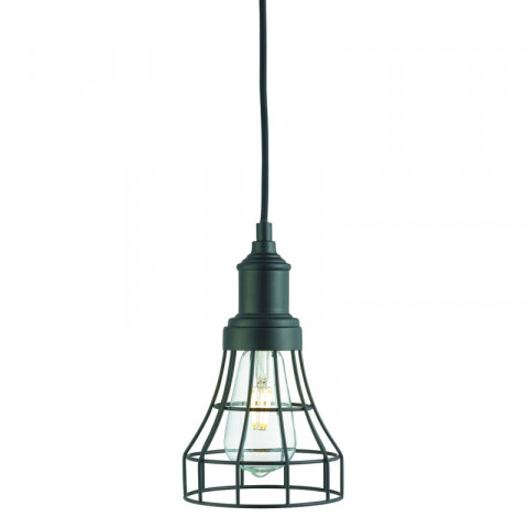 Suspension 1 ampoule tapered cage, noir