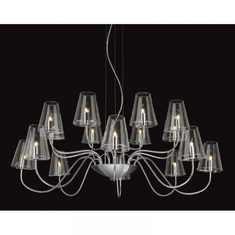 Suspension 16 ampoules jasmine, chrome et verre