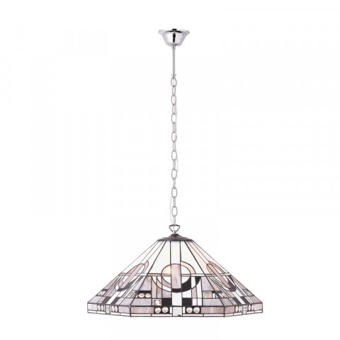 Suspension 3 ampoules metropolitan, verre et aluminium