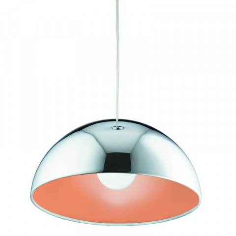 Suspension 30 cm domas, en chrome, orange