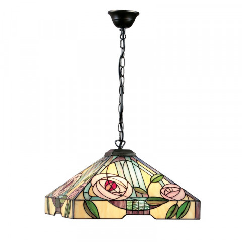 Suspension 42 cm willow, verre et métal