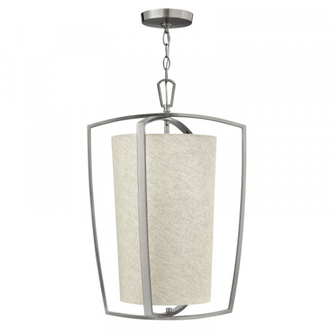 Suspension blakely, nickel brossé, 3 ampoules