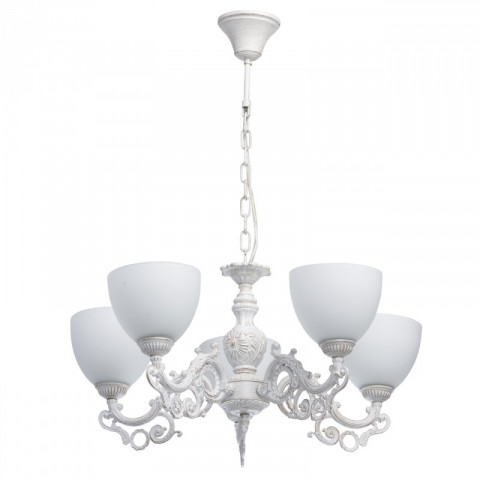 Suspension blanche classic 5 ampoules 71 cm