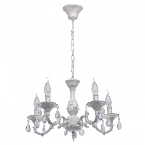 Suspension blanche classic 5 ampoules 75 cm