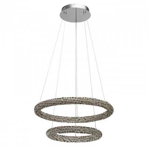 Suspension chromée crystal   150 cm