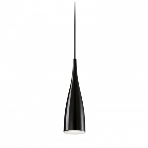 Suspension clear, acier et polycarbonate, noir