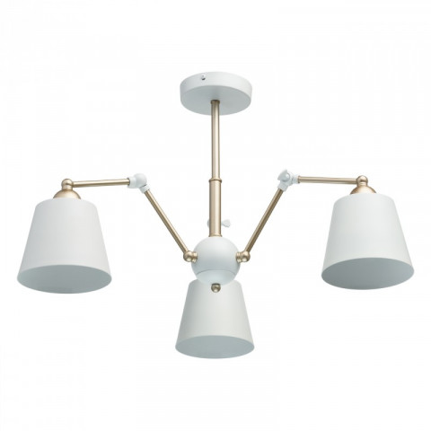 Suspension dorée megapolis 3 ampoules 40 cm