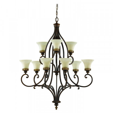 Suspension drawing room, 9 ampoules