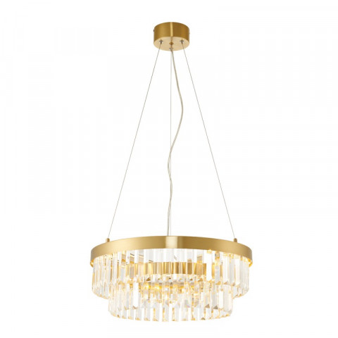Suspension elise, or et cristal