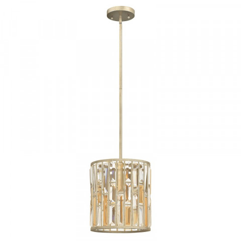 Suspension gemma, argent et cristal, 1 ampoule