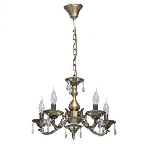 Suspension laiton classic 5 ampoules 74 cm