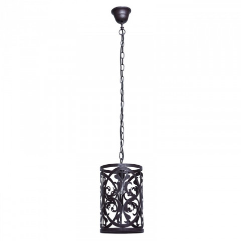 Suspension marron country 1 ampoule 110 cm