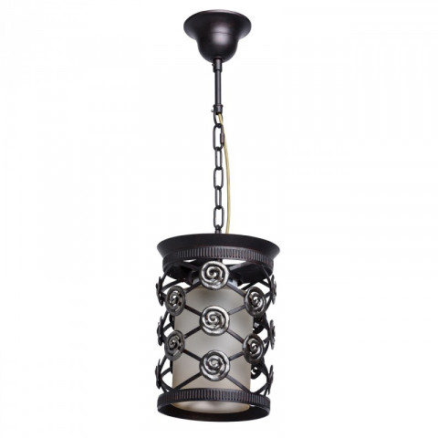 Suspension marron country 1 ampoule 124 cm