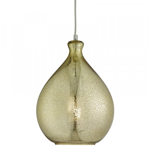 Suspension mercury, en verre mercuré doré