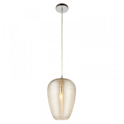 Suspension philippa, verre doré, 22 cm