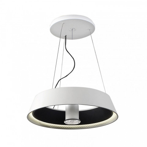 Suspension ringofire, polyuréthane, noir, 95 cm