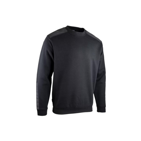 Sweat col rond bicolore - LMA - Noir - 8091-2XL