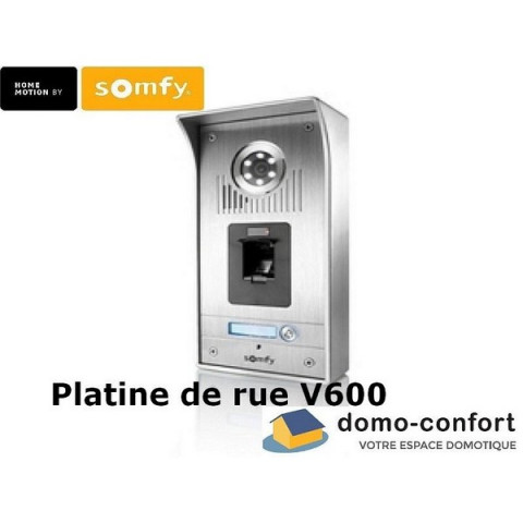 Platine de rue seule de remplacement pour visiophone v600 somfy