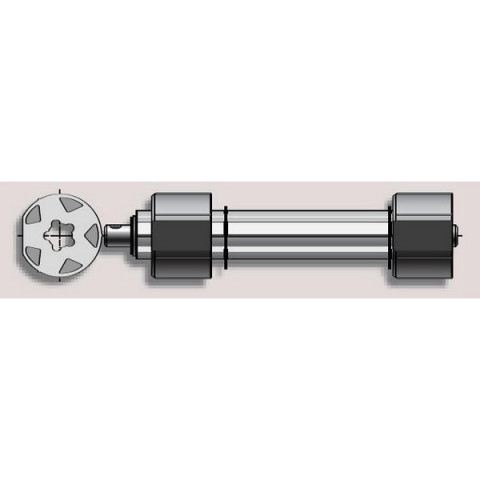 Embout monté fortes charges pour tube 102x2 tourillon 16 SOMFY