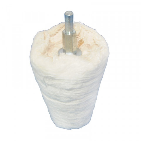 Tampon de polissage conique - 60 mm