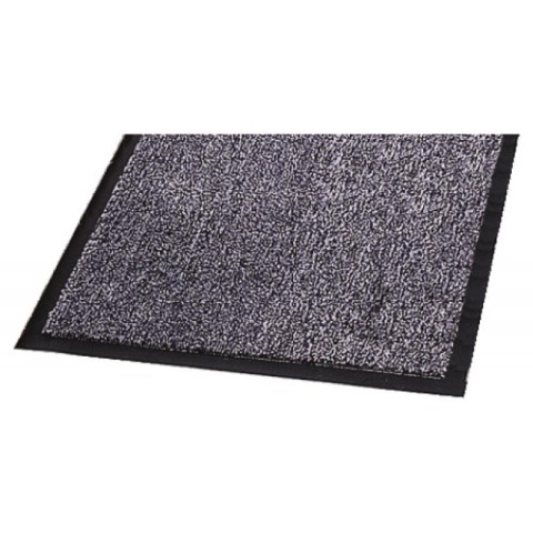 Tapis anti-poussière welcome, coloris carbonne, dimensions 100 x 150 cm