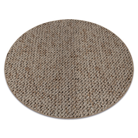 Tapis cercle casablanca beige cercle - Dimension au choix