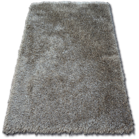 Tapis love shaggy modèle 93600 marron clair - Dimension au choix