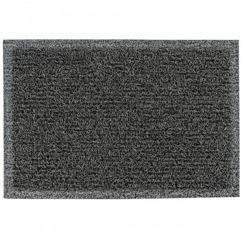 Tapis d'entrée grattant spaghetti gris  40 x 60 cm