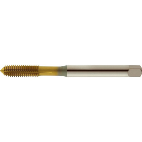 Taraud á refouler, DIN 371 B, Filetage M3, Pas 0,5 mm, Long. totale : 56 mm, queue Ø 3,5 mm, Carré de la queue : 2,7 mm, avant-trou Ø 2,75 mm