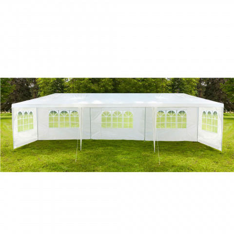 Tente de réception blanche 3 x 9m