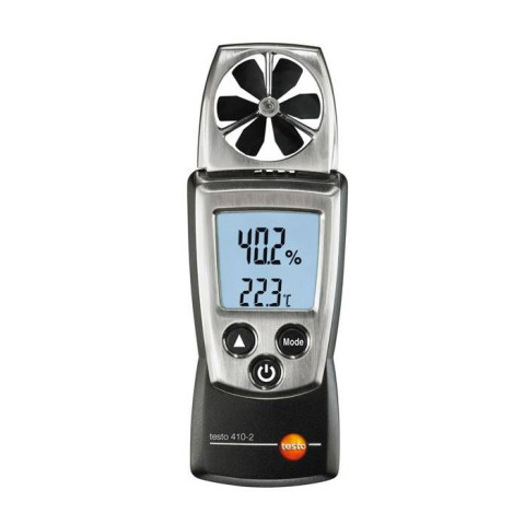 Anémomètre à hélice 410-2, mesure vitesse de l'air, température et humidité - TESTO - 0560 4102