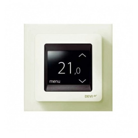 Thermostat Devireg Touch Deleage Ivoire pour plancher chauffant 140F1071