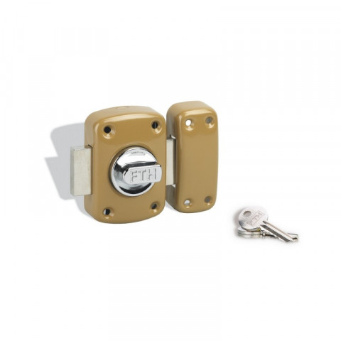 Thirard 003012 verrou de sûreté à bouton série "mirage" pour porte d'entrée jusqu'à 45 mm