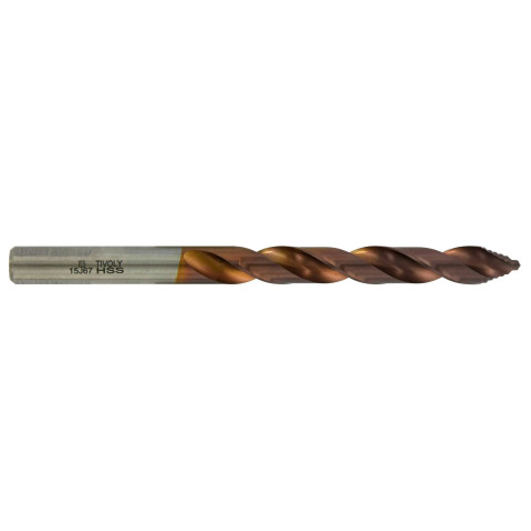 Foret métaux TSP HSS taillé meulé revêtu FUSIO - affûtage étagé - Ø 6,8 x 101 mm - TIVOLY - 11457140680