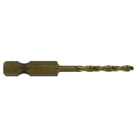 Foret métaux TSP HSS Cobalt taillé meulé - Queue hexagonale - Affûtage étagé - Ø 6 x 93 mm - TIVOLY - 11457340600