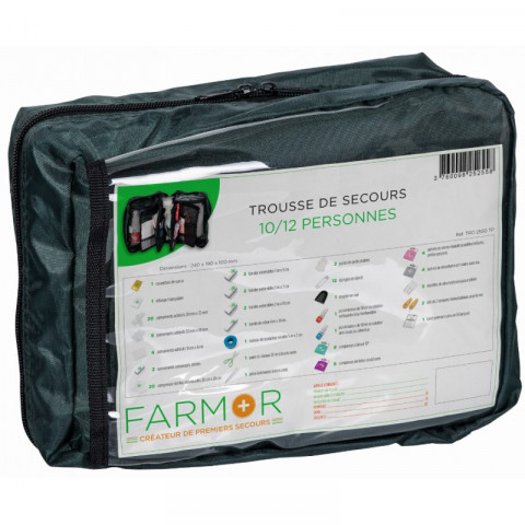 Trousse de secours « Multirisques » 10/12 personnes