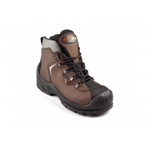 Chaussure de sécurité haute unipro s3 an hi ci src cuir gaston mille - Pointure au choix