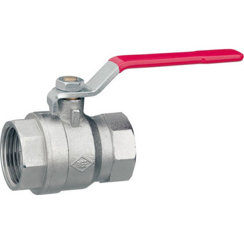 Vanne à boisseau sphérique avec levier, Raccord : 3/4 pouces, Larg. : nominale 20 mm, OC 31 mm, Long. : 54,0 mm