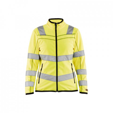 Veste micropolaire haute visibilité femme blaklader en iso 20471 classe 3 - couleur au choix