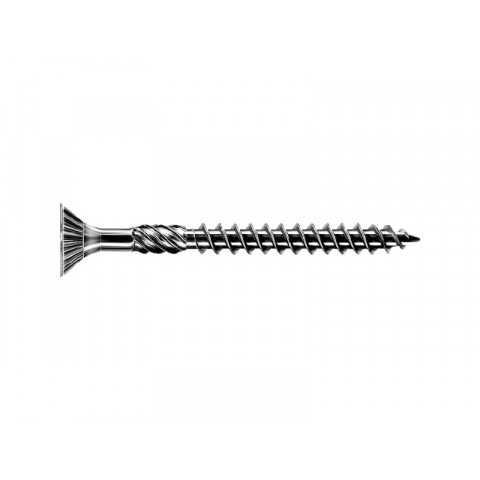Lot de 100 vis à bois tête fraisée VBF galvanisée résinée 6.0x100mm ALSAFIX VBF60100